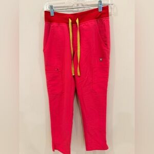 FIGS Hot Pink Scrub Pants XS Technical Collection Straight Leg NWOT
